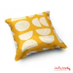 کوسن کد 030 مینیمال دایره های سفید نارنجی