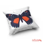 کوسن کد 006 پروانه مشکی قرمز