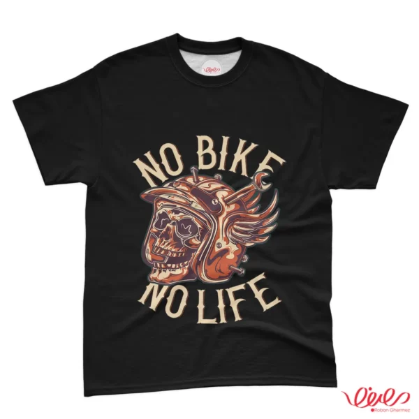 تی شرت no bike no life