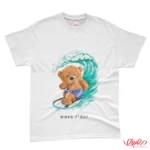 تیشرت کد 089 خرس تدی WAVE RIDER