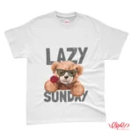 تیشرت کد 119 خرس تدی LAZY SUNDAY