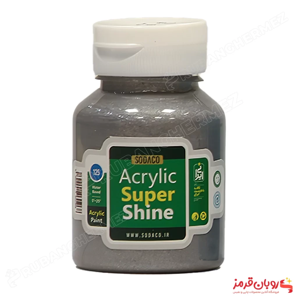 رنگ اکریلیک سوپرشاین نقره ای