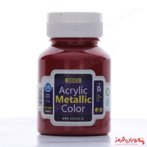 رنگ اکریلیک متالیک قرمز سیر