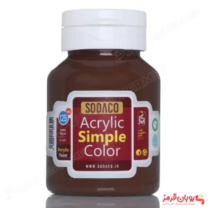 اکریلیک ساده رنگ قهوه ای روشن