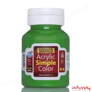 اکریلیک ساده رنگ سبز روشن