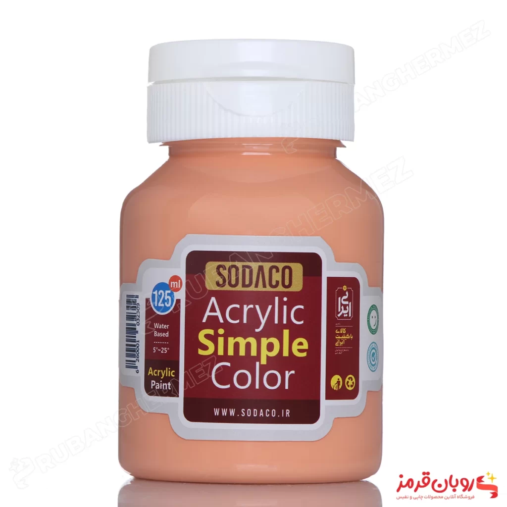 اکریلیک ساده رنگ گلبهی