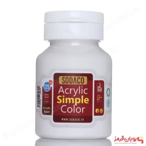 اکریلیک ساده رنگ سفید