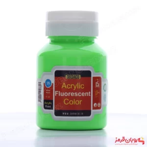 رنگ اکریلیک فلورسنت سبز روشن