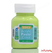 رنگ اکریلیک پاستلی سبز کاهویی