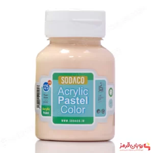 رنگ اکریلیک پاستلی گلبهی روشن