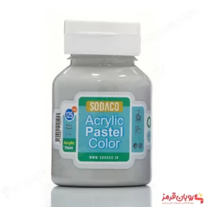 رنگ اکریلیک پاستلی طوسی روشن