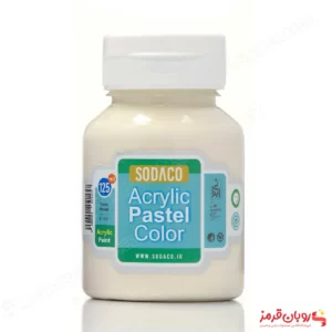 رنگ اکریلیک پاستلی کرم روشن