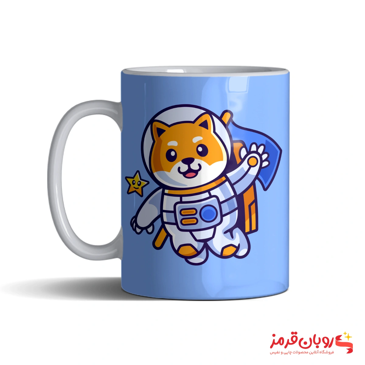 ماگ 170 سگ شیبا اینو کارتونی فضانورد