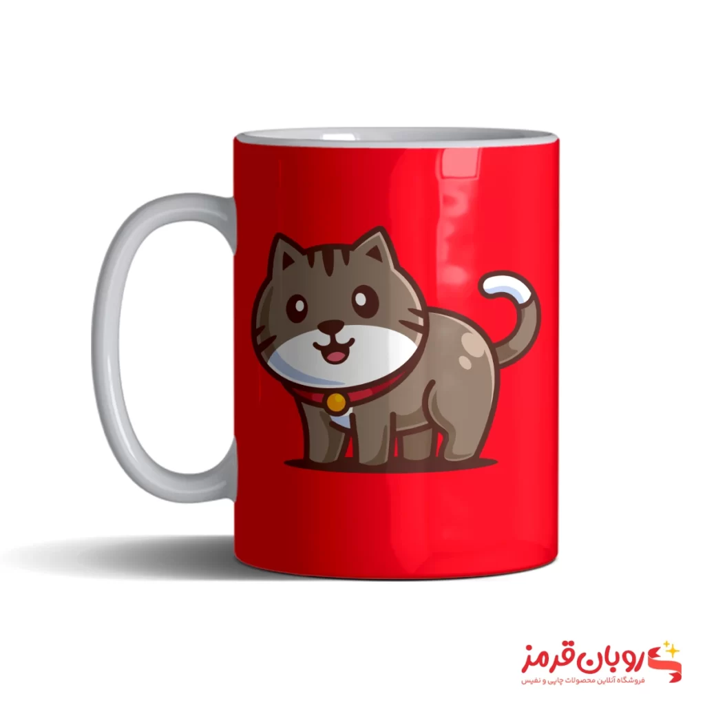 ماگ 193 گربه خانگی ناز کارتونی