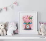 تابلو اتاق کودک مار crazy روی ترازو 142