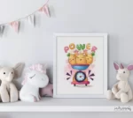 تابلو اتاق کودک هیولای لیمو شیرین 145