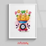 تابلو اتاق کودک هیولای لیمو شیرین 145