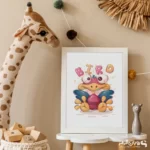 تابلو اتاق کودک پرنده ناز کارتونی 147