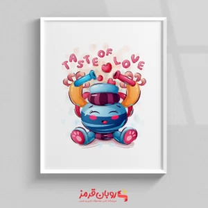 تابلو اتاق کودک کاراکتر فانتزی TASTE OF LOVE 199