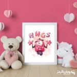 تابلو اتاق کودک هیولای کارتونی هالووین 94