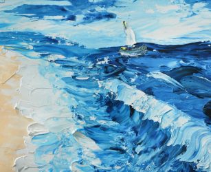 چگونه یک نقاشی خیره کننده مناظر دریایی اکریلیک ایجاد کنیم: سفری به قلمرو هنر