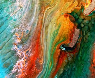 قدرت رنگ در نقاشی اکریلیک