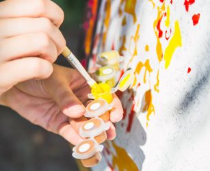 نحوه رفع اشتباهات در نقاشی اکریلیک