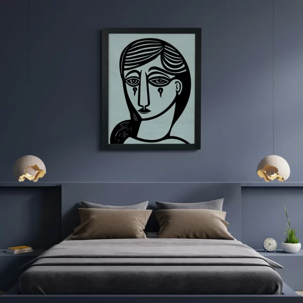 تابلو دکواتیو سبک مدرن کد 1017