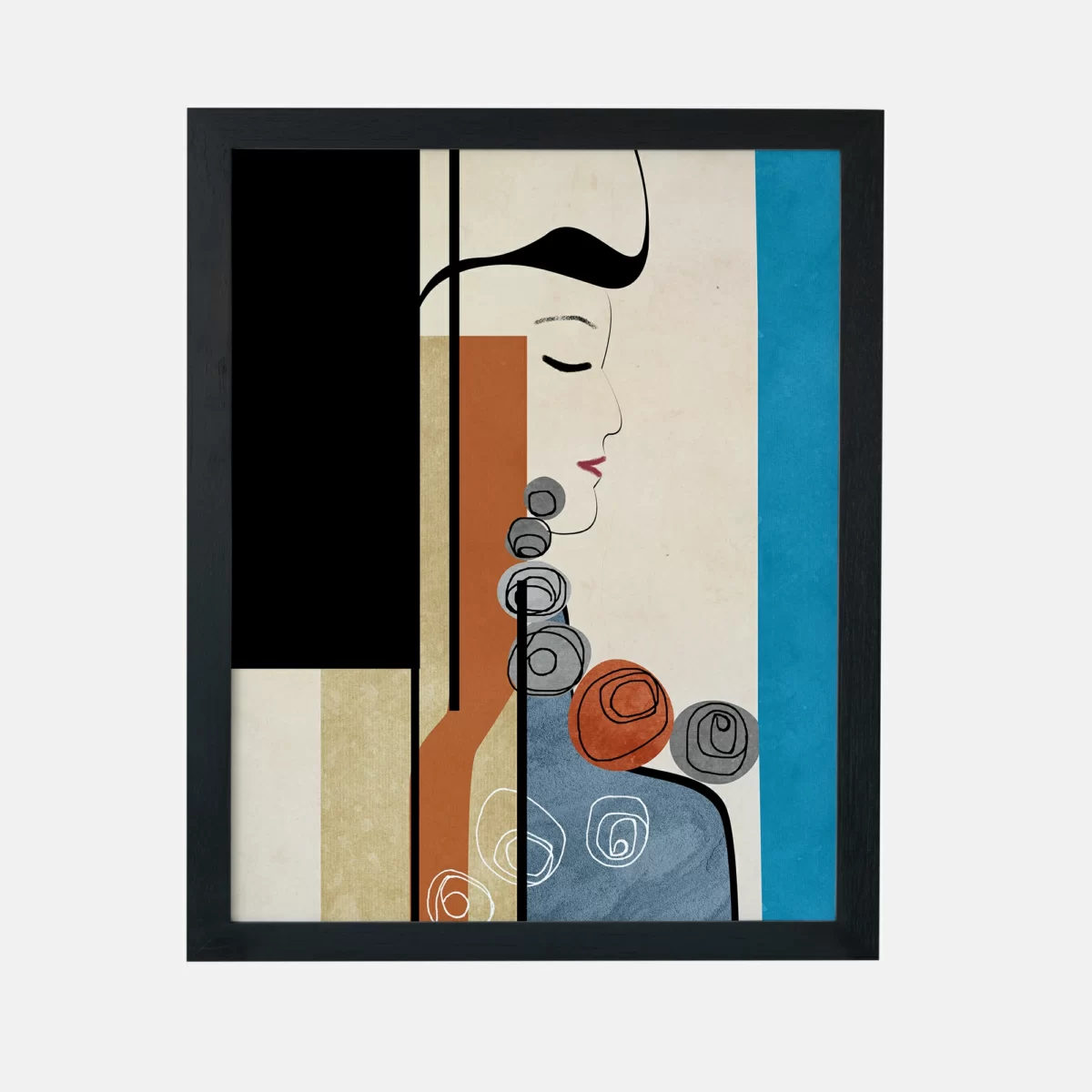 1035-1 تابلو دکوراتیو مدرن سبک کوبیسم 1035