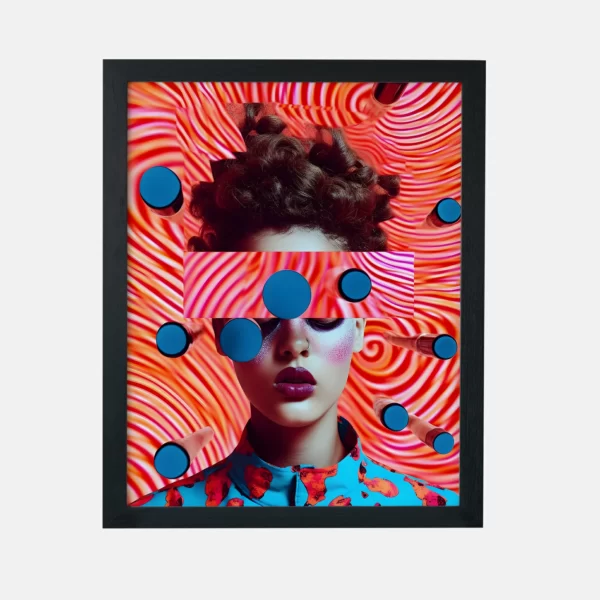 تابلو دکوراتیو مدرن طرح چهره 1060