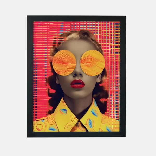 تابلو دکوراتیو مدرن طرح چهره 1062