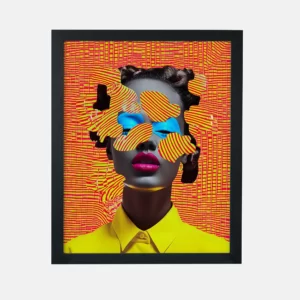 تابلو دکوراتیو مدرن طرح چهره 1063