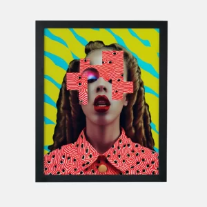 تابلو دکوراتیو مدرن طرح چهره 1064