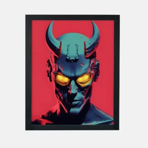 تابلو دکوراتیو مدرن طرح چهره 1067