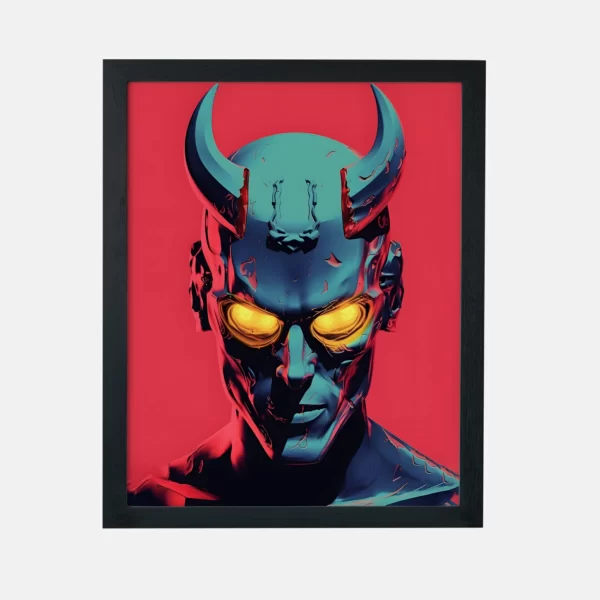 تابلو دکوراتیو مدرن طرح چهره 1067