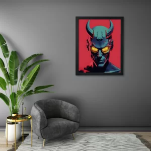 تابلو دکوراتیو مدرن طرح چهره 1067