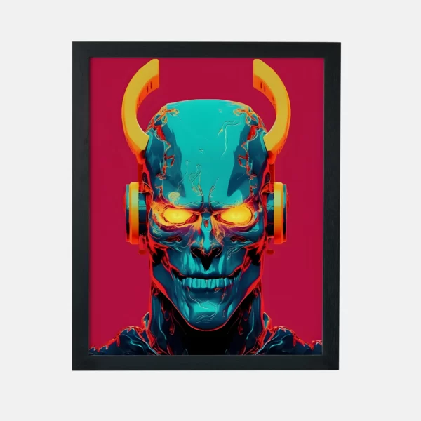 تابلو دکوراتیو مدرن طرح چهره 1068