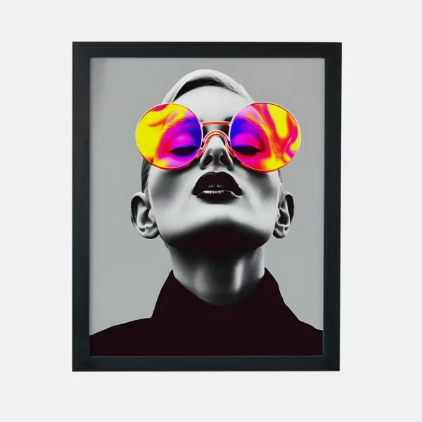 تابلو دکوراتیو مدرن طرح چهره 1070