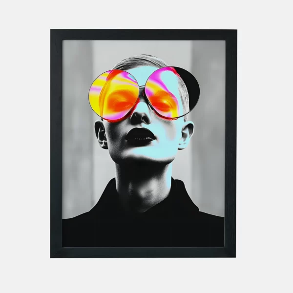 تابلو دکوراتیو مدرن طرح چهره 1071