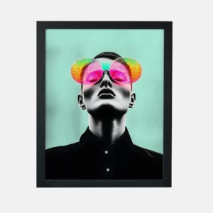 تابلو دکوراتیو مدرن طرح چهره 1073