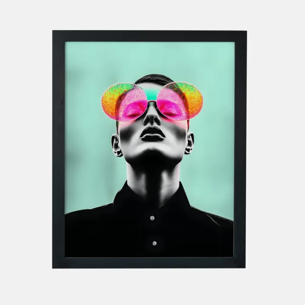 تابلو دکوراتیو مدرن طرح چهره 1073