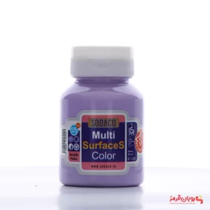رنگ اکریلیک مولتی سورفیس سوداکو 125 میل بنفش روشن کد MULTI SURFACES 2497
