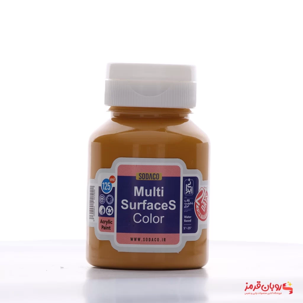 رنگ اکریلیک مولتی سورفیس سوداکو 125 میل اکر کد MULTI SURFACES 2444
