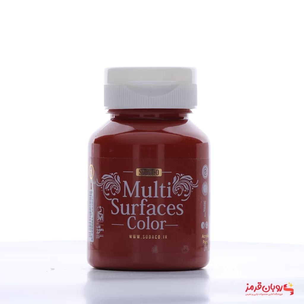 رنگ اکریلیک مولتی سورفیس سوداکو 125 میل رداکسید کد MULTI SURFACES 2496