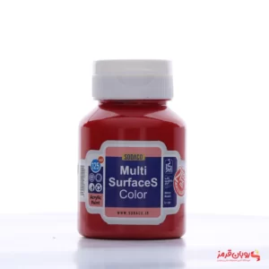 رنگ اکریلیک مولتی سورفیس سوداکو 125 میل قرمز کد2406 MULTI SURFACES
