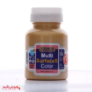 رنگ اکریلیک مولتی سورفیس متالیک سوداکو 125 میل طلایی کد MULTI SURFACES 2591