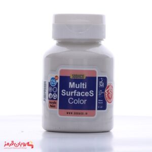 رنگ اکریلیک مولتی سورفیس متالیک سوداکو 125 میل سفید صدفی کد MULTI SURFACE2546