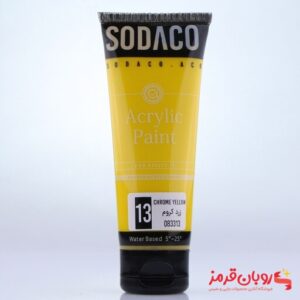 اکریلیک تیوپ ساده 75 میل زرد کروم کد 8313