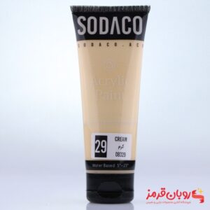 اکریلیک تیوپ ساده 75 میل کرم کد 8329