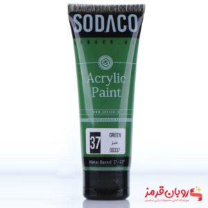 اکریلیک تیوپ ساده 75 میل سبز کد 8337